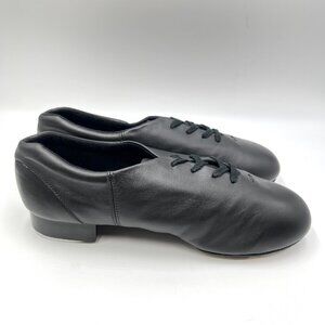 11.5W 11.5 Wide‎ Capezio Flex Master Mastr CG16 Black Leather Tap Dance Shoes